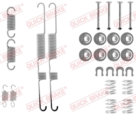 Accessory Kit, brake shoes